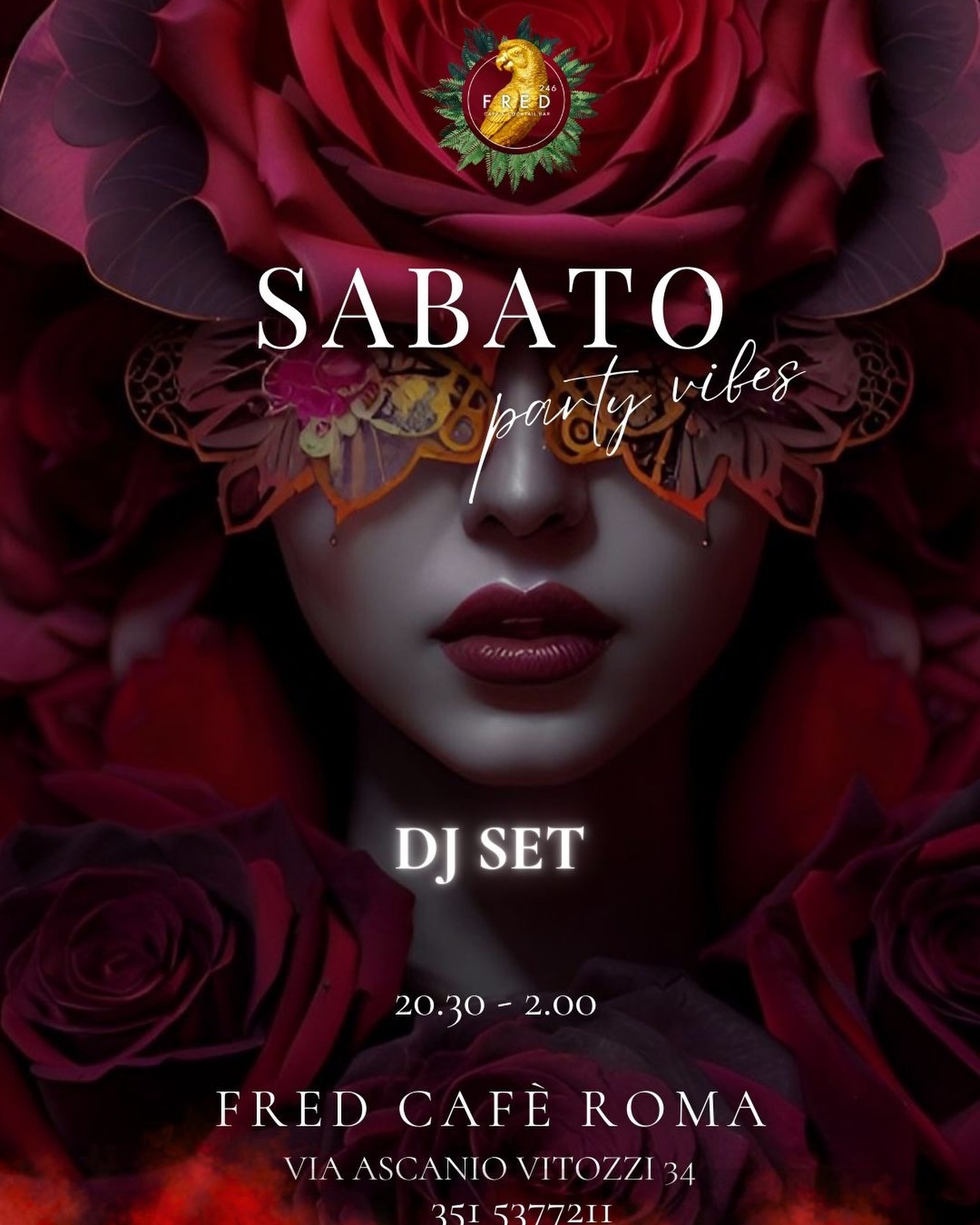 Il sabato ha un nuovo ritmo! 

Ogni sabato ti aspettiamo da Fred Cafe per vivere...