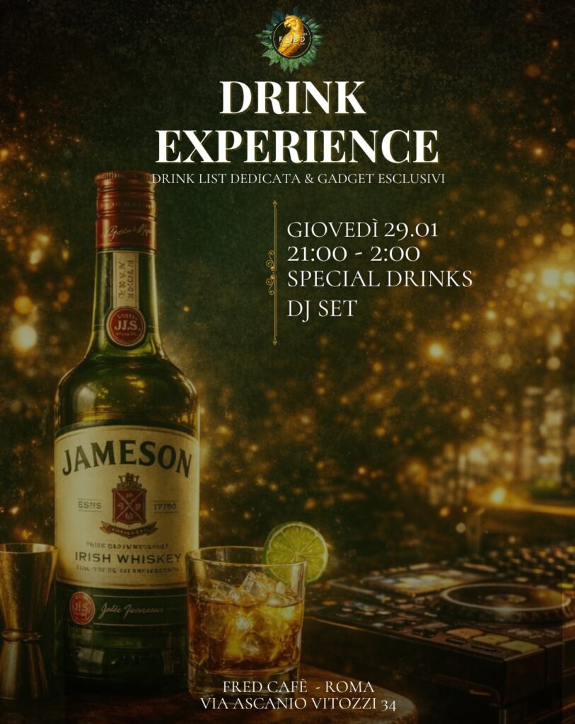 Non siete pronti a questa nuova experience 

Questo Giovedì da Fred Café vi aspe...