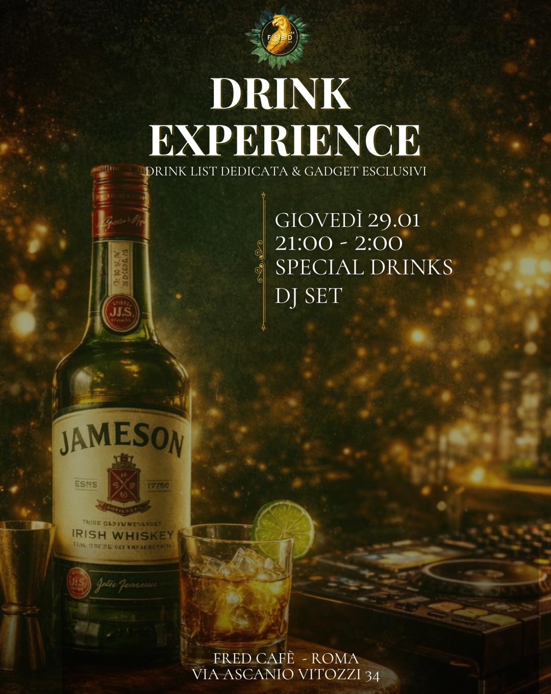 Non siete pronti a questa nuova experience 

Questo Giovedì da Fred Café vi aspe...