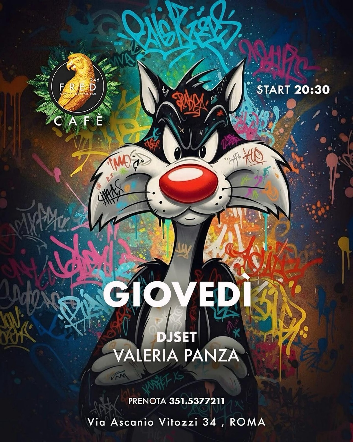 Torna il Giovedì di Roma da Fred Café.

  DJ set chill, drink curati e un’atmosf...