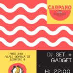 Giovedì 15 Maggio | Serata Vermouth Carpano al FRED
Un’esperienza sensoriale tra…