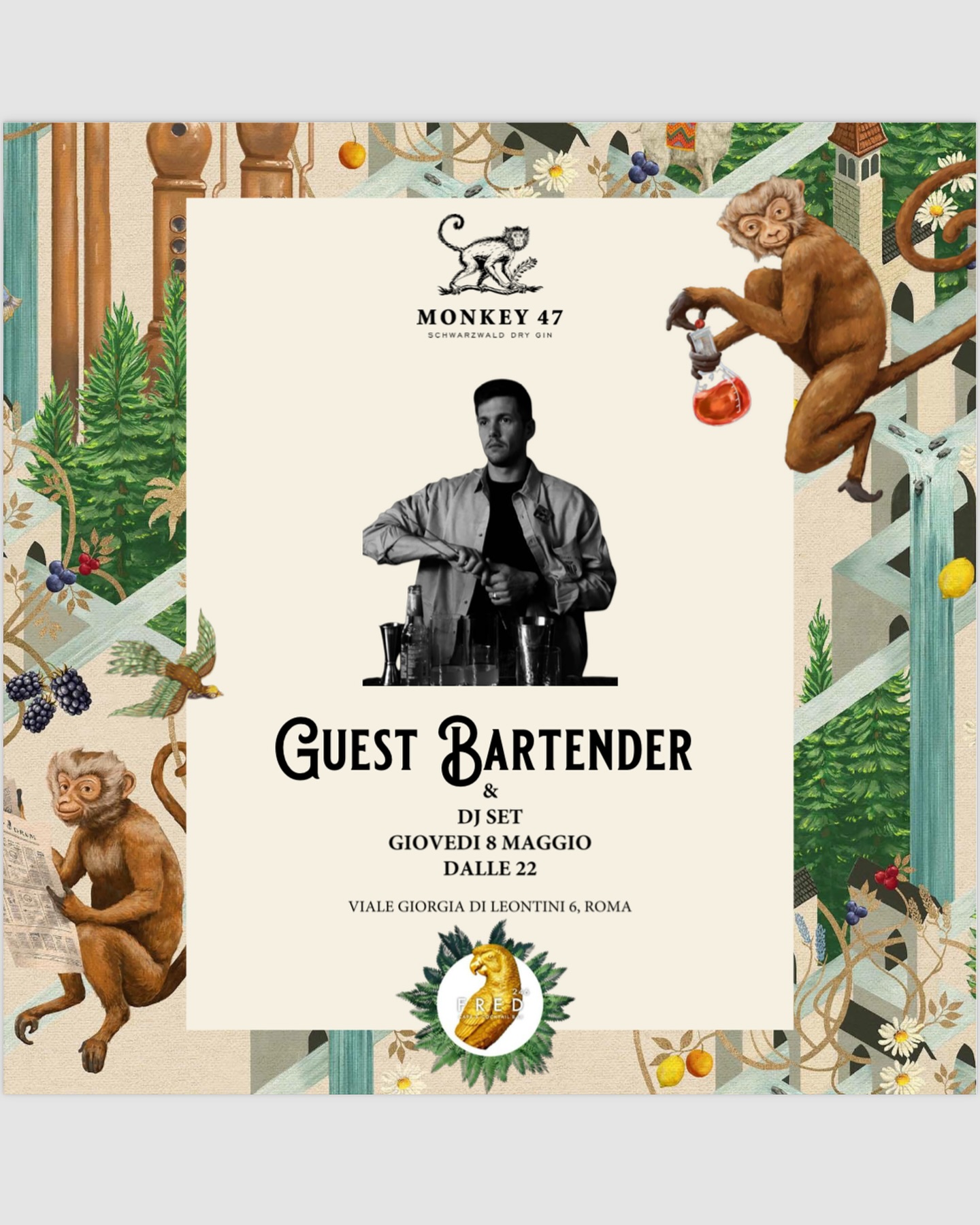 GIOVEDÌ 8 MAGGIO

MONKEY NIGHT  

Una serata speciale all’insegna del gusto e de...