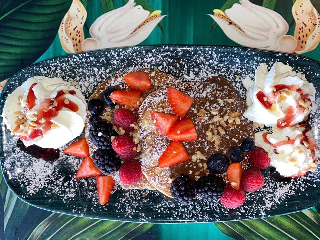 Pancakes are always a Good idea #fred246cafe #bar #breakfast #breakfastinrome #p...