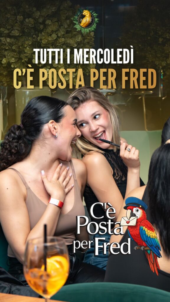 Single a Roma? Il mercoledì sera da Fred Cafè non trovi la solita messaggeria 

...